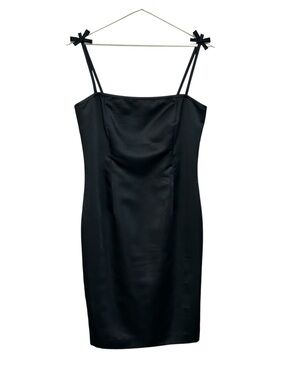 Kathlin Argiro atelier 6 Y2K bow detail sheath dress satin formal dance party